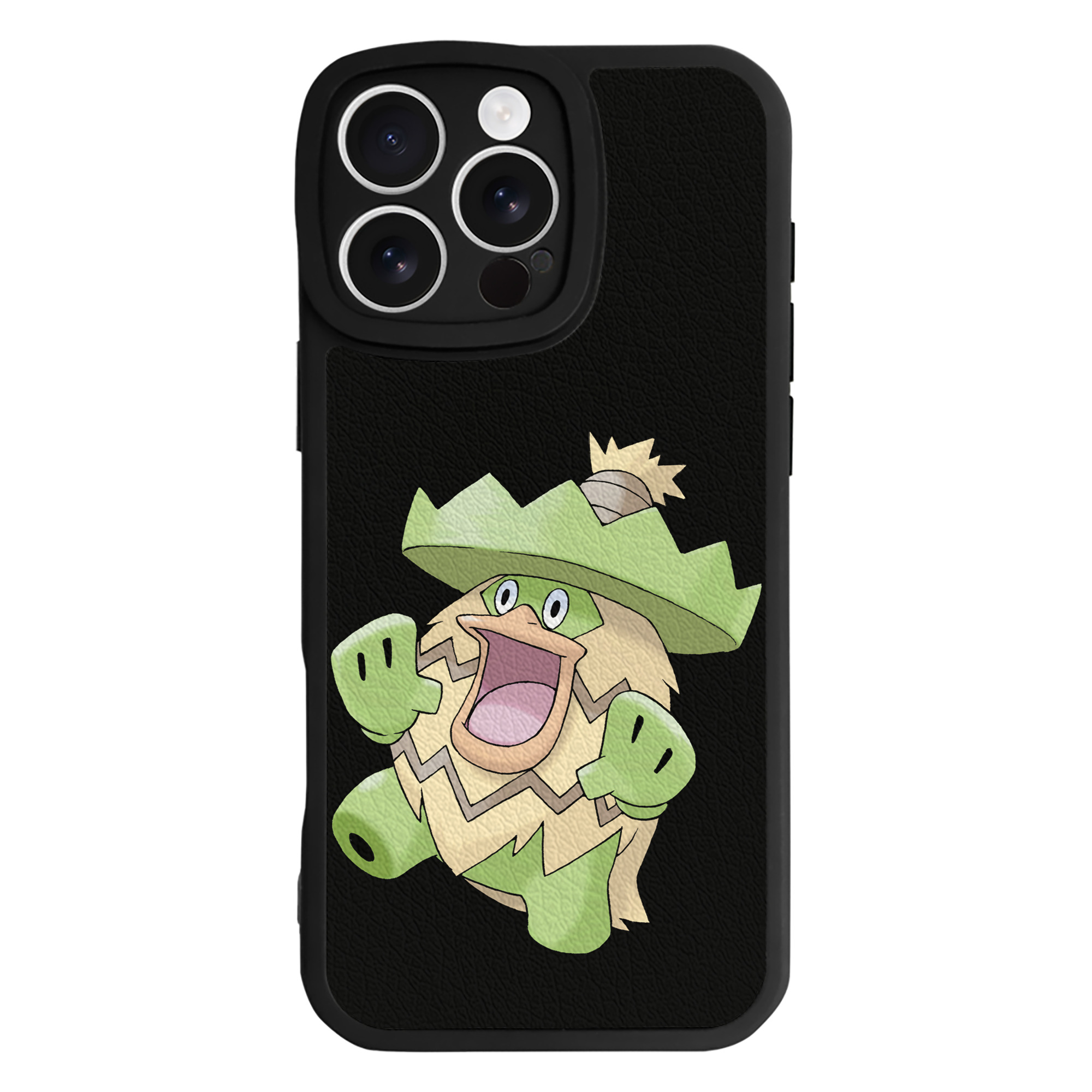 （画像用） ポケットモンスター Pokémon 【iPhone 16シリーズ対応】シリコンスマホケース（レザー調） 材質：シリコン